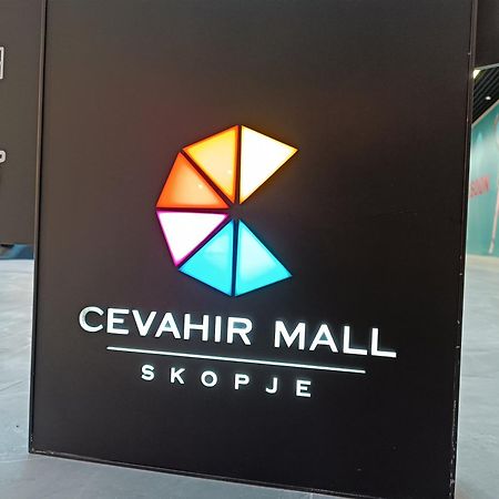 33Rd Floor Twin Apartments In Cevahir Sky City Complex With Pool, Spa, Fitness And Parking Included In Price Skopje Exterior photo