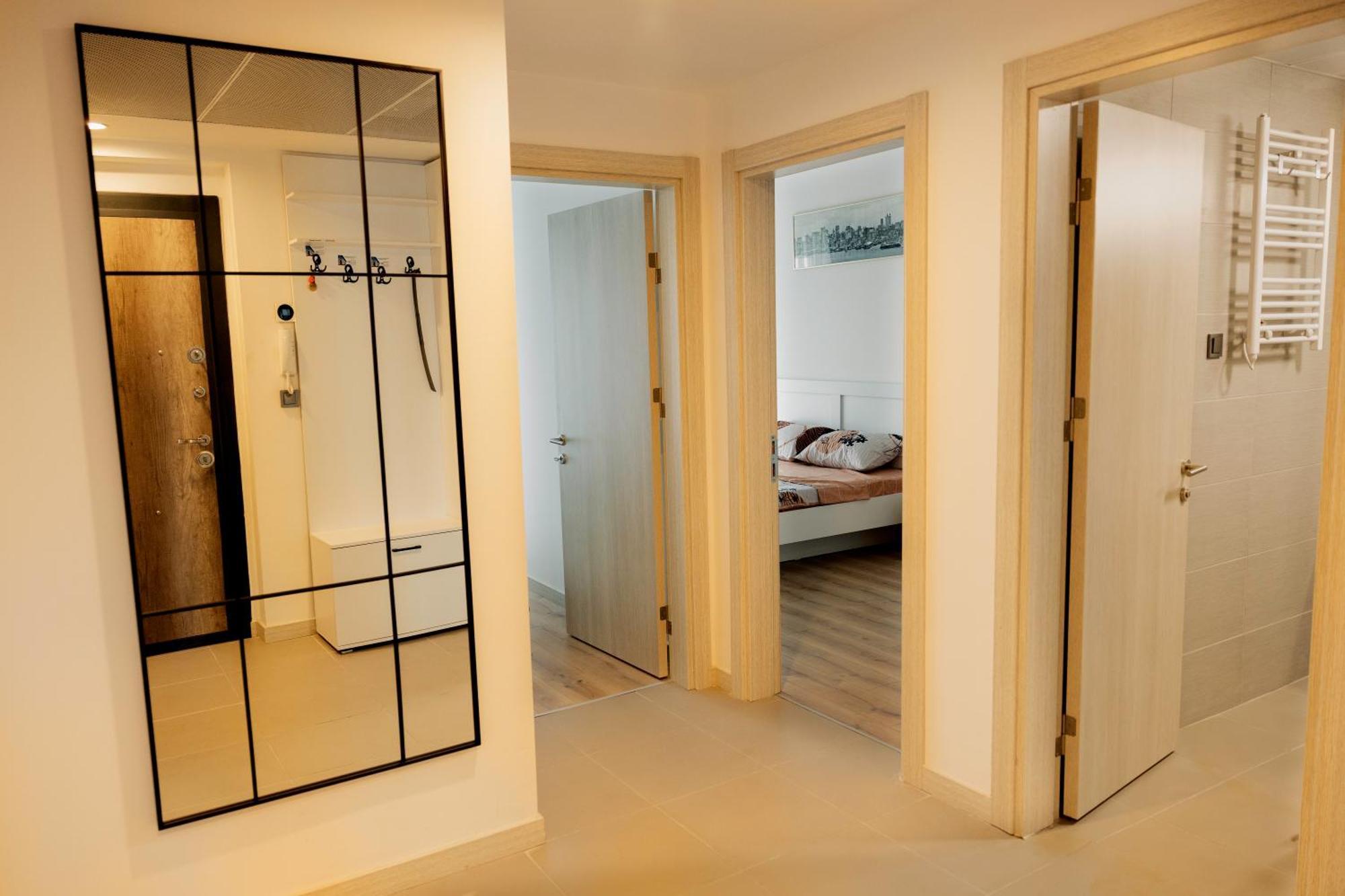 33Rd Floor Twin Apartments In Cevahir Sky City Complex With Pool, Spa, Fitness And Parking Included In Price Skopje Exterior photo